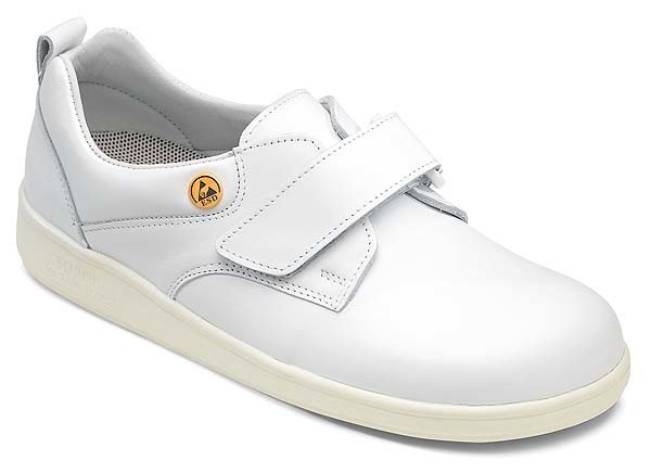 Lady's shoe white, ESD  EN ISO20347 01