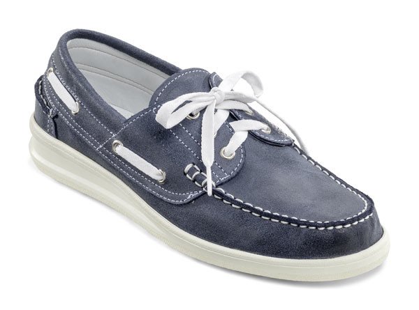 Mocassin leather blue, ESD
