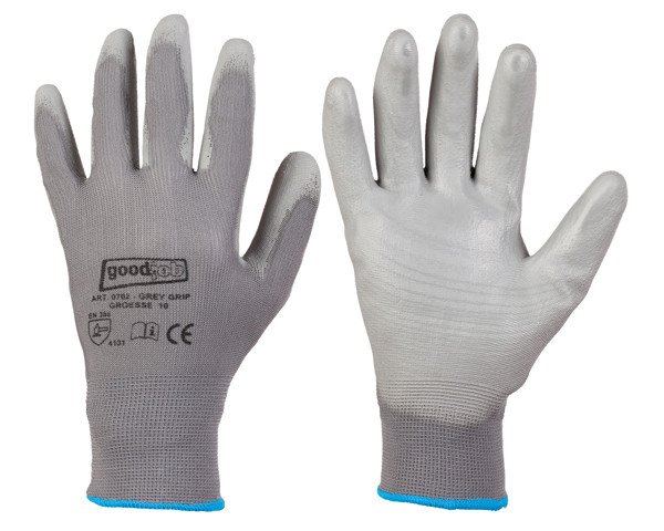 Polyester fine knitted glove GREYGRIP