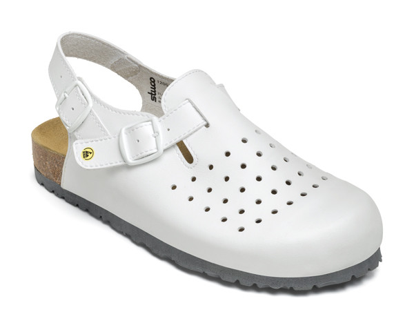 Footbed-sandal white ESD