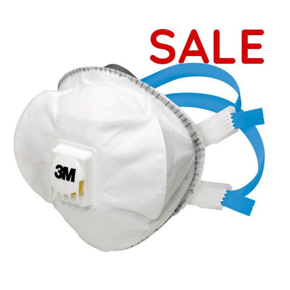 3M 8825 respirator mask Premium P2, with valve