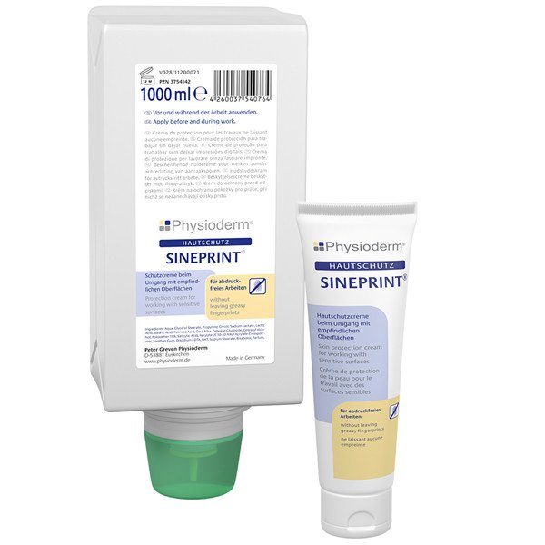 Sineprint, Crème de protection de la peau